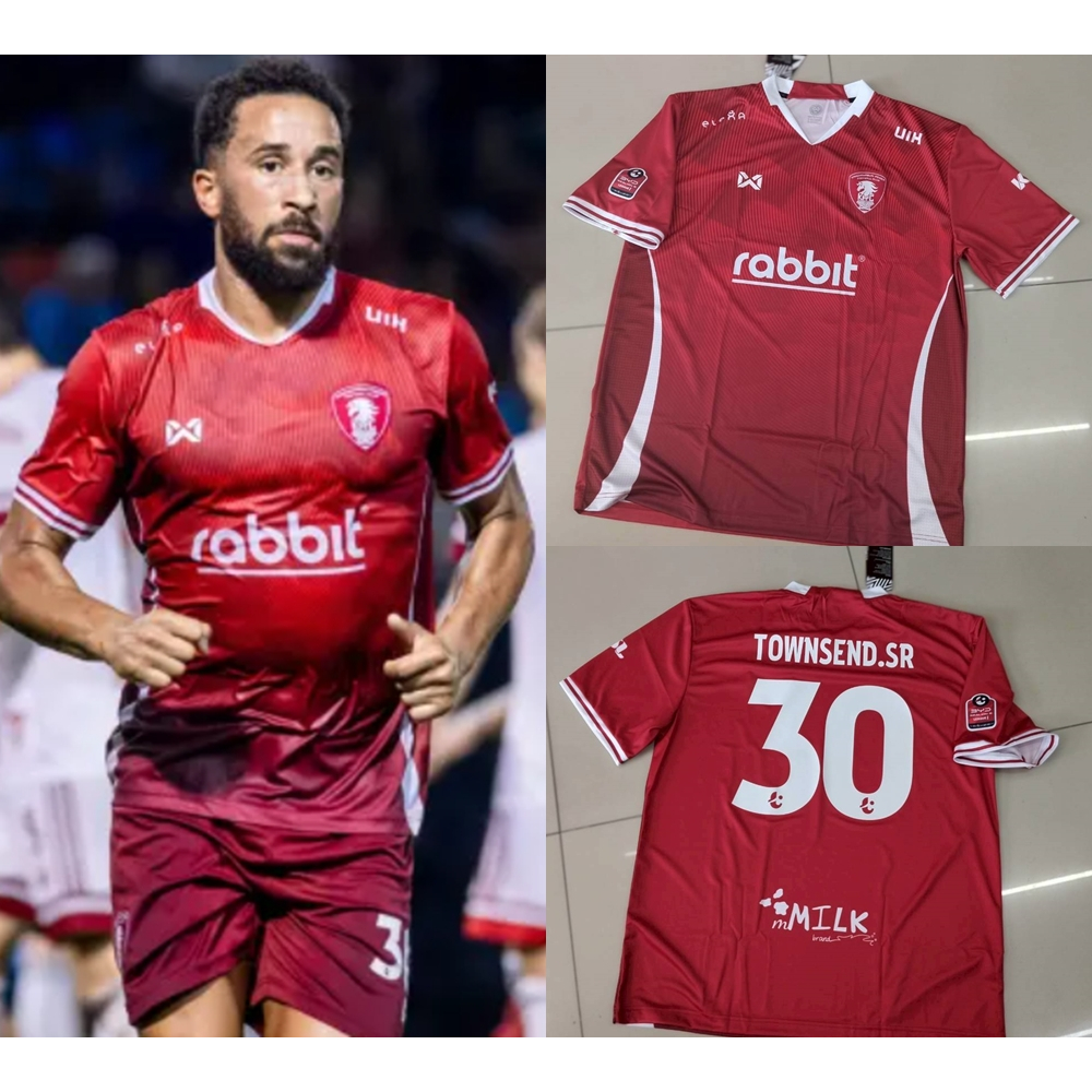 Warrix เสื้อฟุตบอล สโมสร พลังกาญ เอฟซี  Andros Townsend 30 นักเตะ 25-26 T1 BYD Kanchanaburi Power FC Jersey Full Option