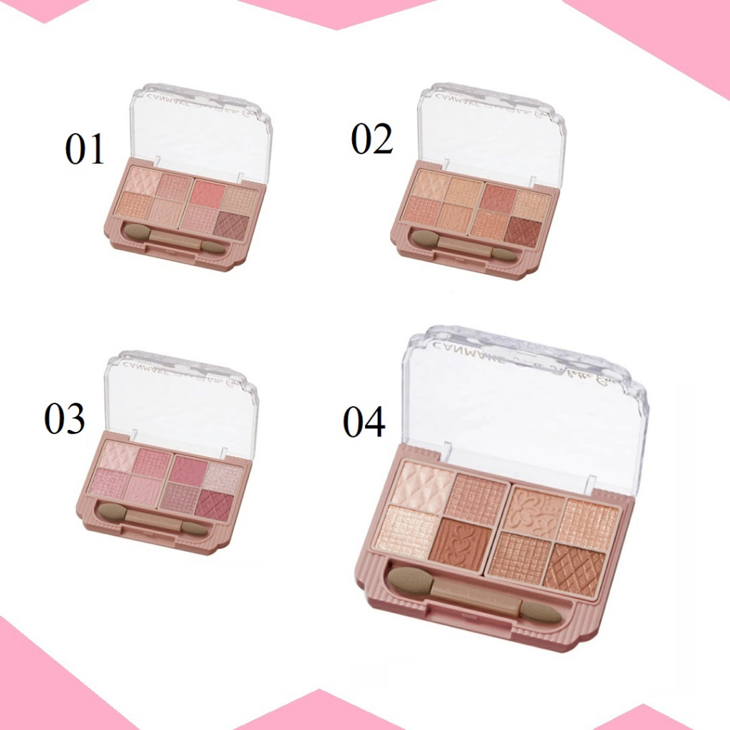 Canmake Petit Palette Eyes Eyeshadow Palette 8 Colors