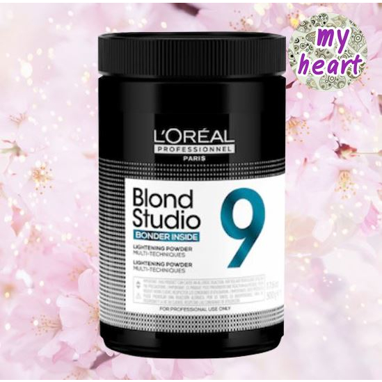 Loreal Blond Studio 9 500 g ผงฟอกยก 9 ระดับ และรักษาบอนด์ผมให้แข็งแรง