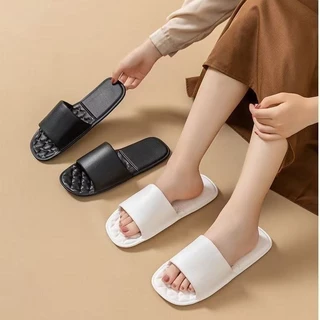 บ้าน Foldable รองเท้าแตะ Anti Slip สวม Soft แต่เพียงผู้เดียวเงียบห้องน้ำรองเท้าแตะ