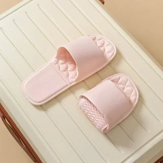 บ้าน Foldable รองเท้าแตะ Anti Slip สวม Soft แต่เพียงผู้เดียวเงียบห้องน้ำรองเท้าแตะ