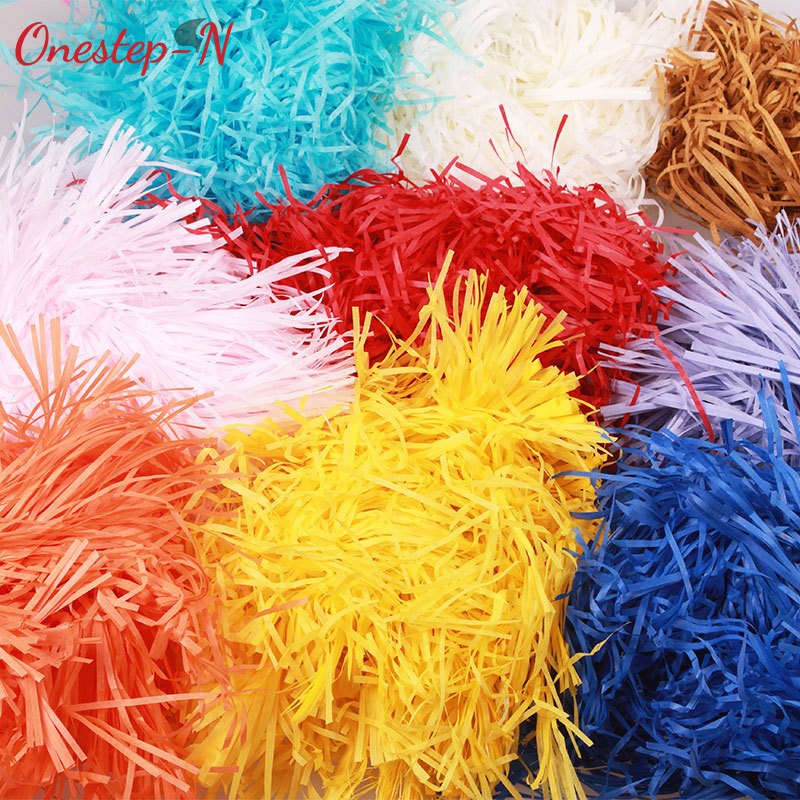 กระดาษฝอยกันกระแทก 100 กรัม หลากหลายสี ฝอยรองสินค้า