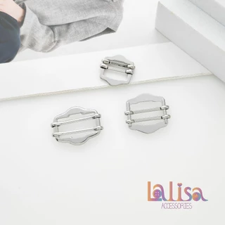 ตัวปรับสายแฟชั่น สำหรับเอี๊ยม เสื้อผ้า และกระเป๋า DIY ดีไซน์วินเทจ alloy buckle HD20-1246