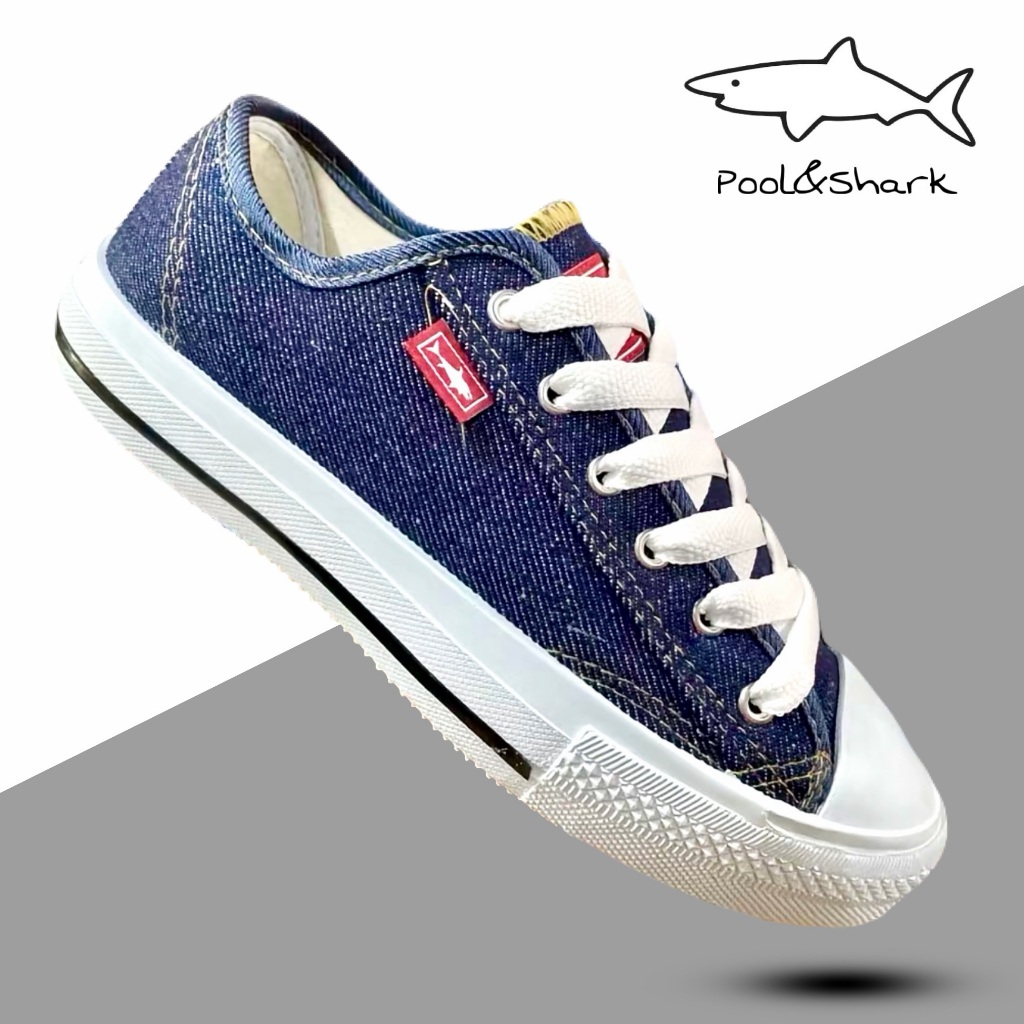 รองเท้าผ้าใบ ลีโอฉลาม รุ่น pool&shark ขนาด 39-43 พร้อมส่ง!!