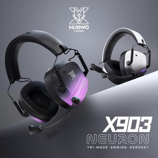 [ประกัน 2 ปี] NUBWO TRI-MODE GAMING HEADSET X903 หูฟังเกมมิ่ง ระบบเสียงเสมือน 7.1 Surround เสียงคมชัด ใช้งานง่าย