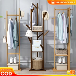 🐼 ราวทรงต้นไม้ ราวแขวนเสื้อผ้า สำหรับหมวก กระเป๋า แข็งแรงและ…