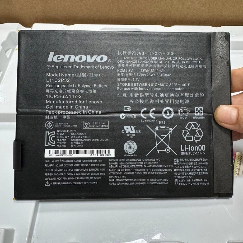 🌟Lenovo L11C2P32 แบตเตอรี่แล็ปท็อป สำหรับ Lenovo A7600 A7600-HV A7600-F A10-80HC S2110 series L12D2P