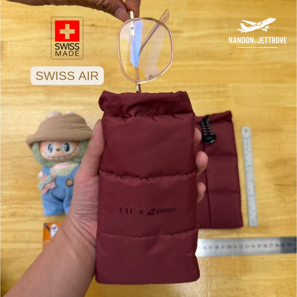 ✨NEW SWISS AIR x VIU | Business Class | Authentic | Airline Collection | ซองใส่ของ