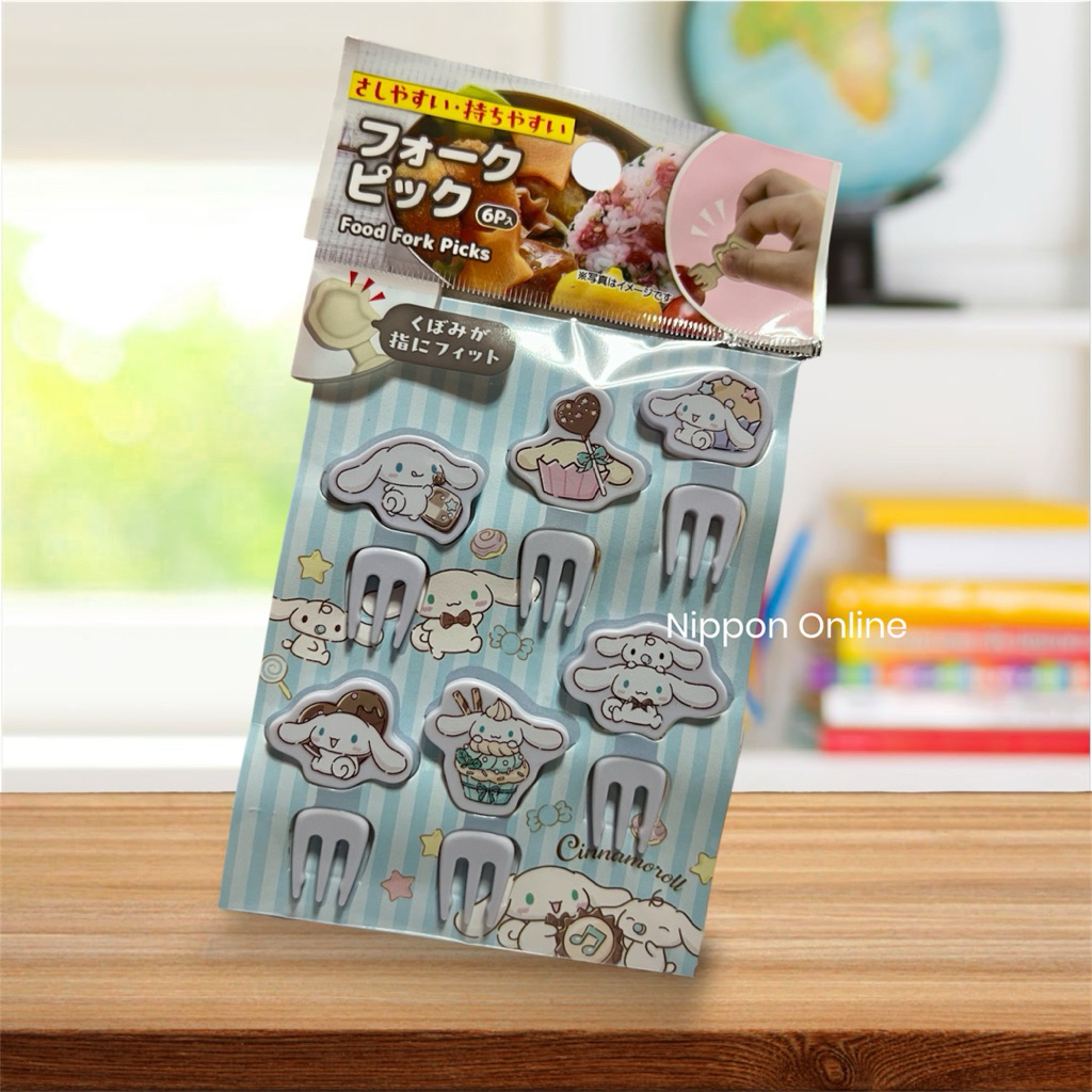 🍄 Food Fork Picks ไม้จิ้มอาหาร น่ารักด้วยคาแรคเตอร์แท้จากญี่ปุ่น🇯🇵