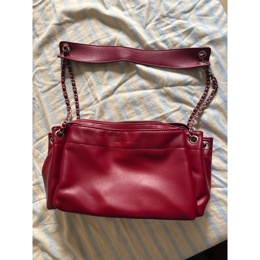 (ขายต่อ) มือสอง กระเป๋าแบรนด์ July Mansion รุ่น Betty สีแดง