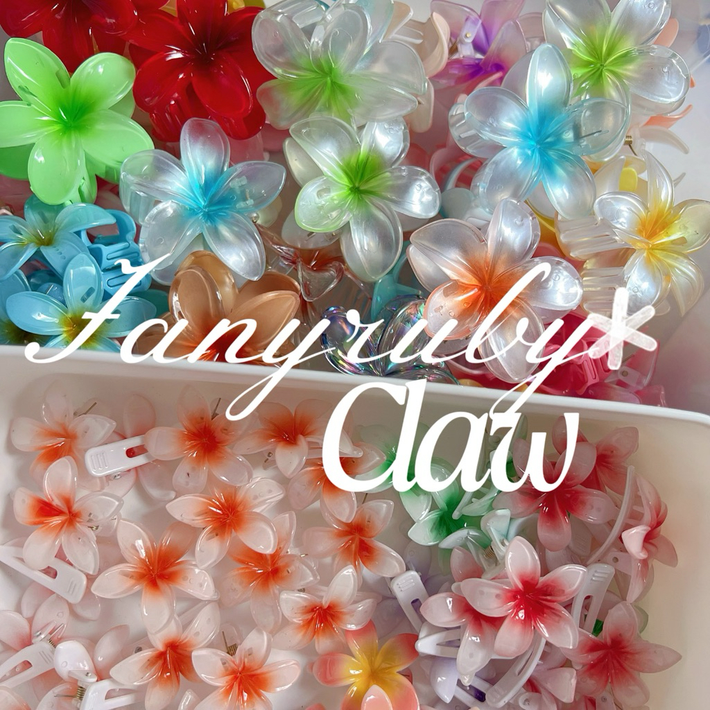 พร้อมส่งจากไทย ที่หนีบผม ที่หนีบผมดอกไม้ ที่หนีบผมลีลาวดี