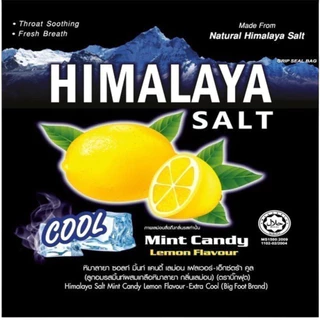 (ซอง) Himalaya หิมาลายา ลูกอมรสมิ้นท์ ผสมเกลือหิมาลายา กลิ่นเลม่อน 15 กรัม
