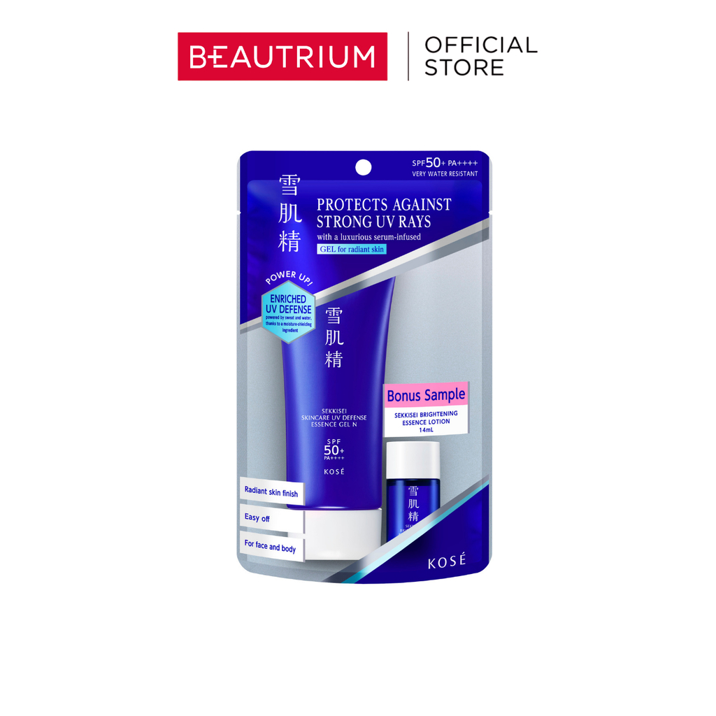 SEKKISEI Skincare UV Defense Essence Gel Kit N SPF50+ PA++++ กันแดด 90g+14ml