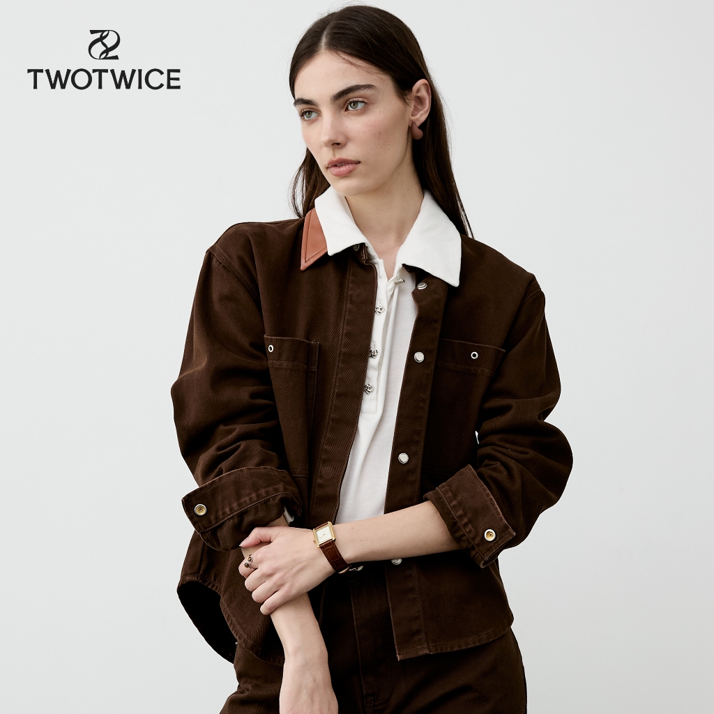 Twotwice - Denim Overshirt Jacket