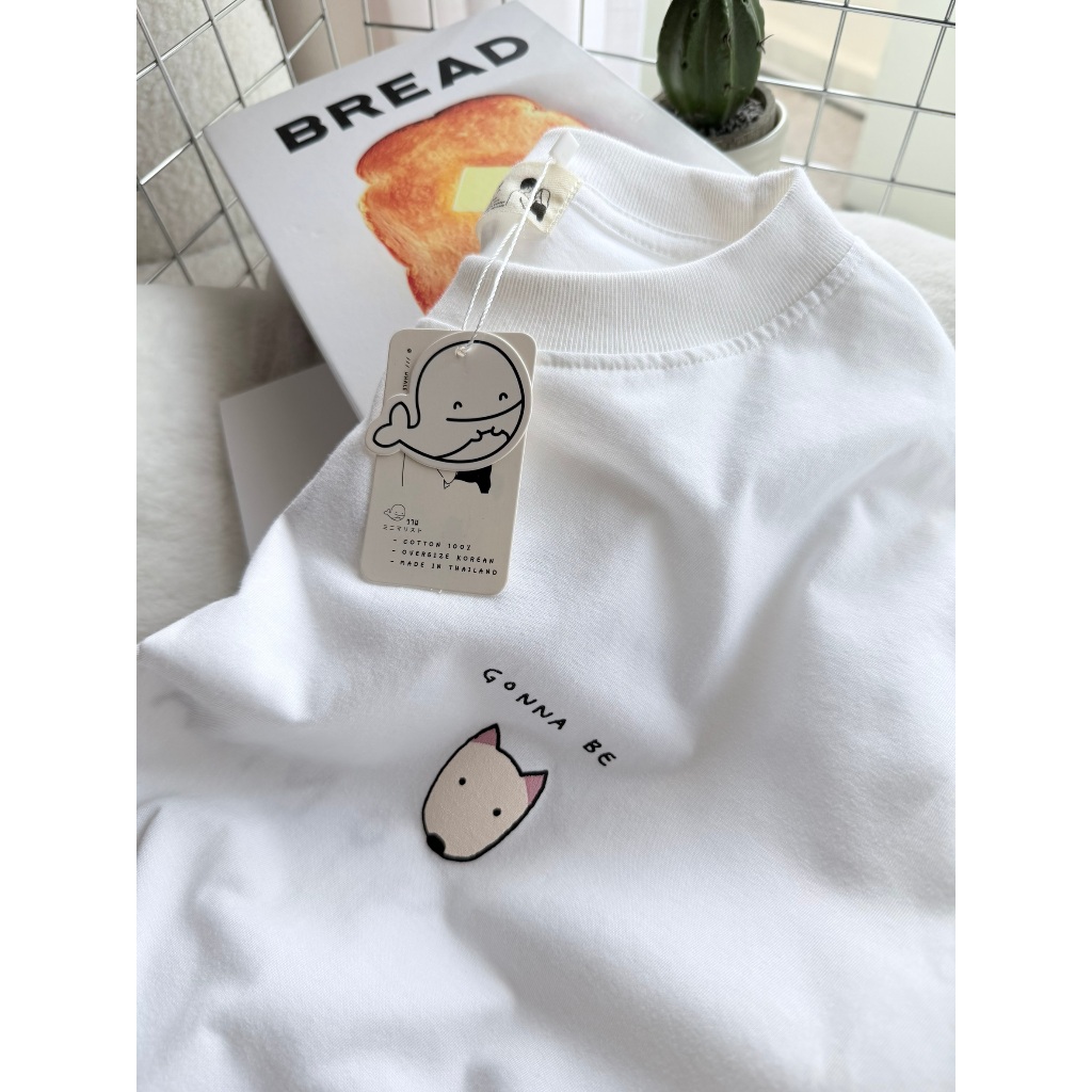 OVERSIZE MINIMAL 🐬 |  Gonna be เสื้อยืดโอเวอร์ไซส์ สกรีนหน้า-หลัง งานป้ายมินิมอล