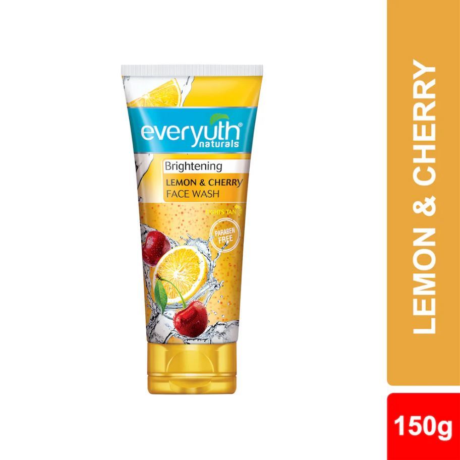 Everyuth Naturals Brightening Lemon & Cherry Face Wash 150g