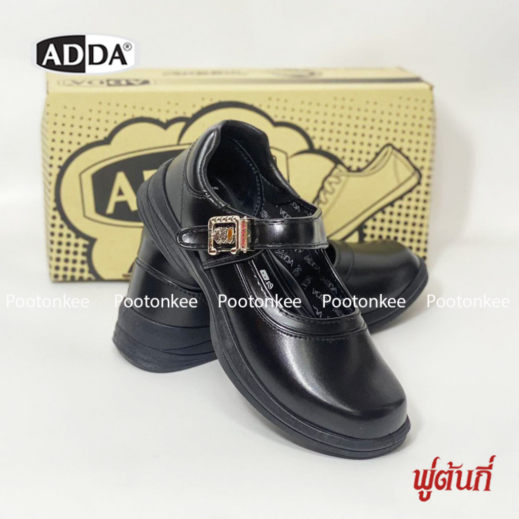 Adda 41s02 รองเท้านักเรียนหญิง We bear bear bears เบอร์ 34-43  ของแท้ พร้อมส่ง