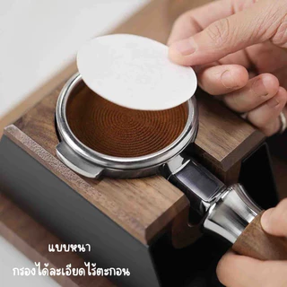 กระดาษกรองกาแฟ moka pot กระดาษเกรดสำหรับอาหาร 100แผ่น ขนาด 56 /60 /64 /68 มม.สำหรับหม้อต้มกาแฟ