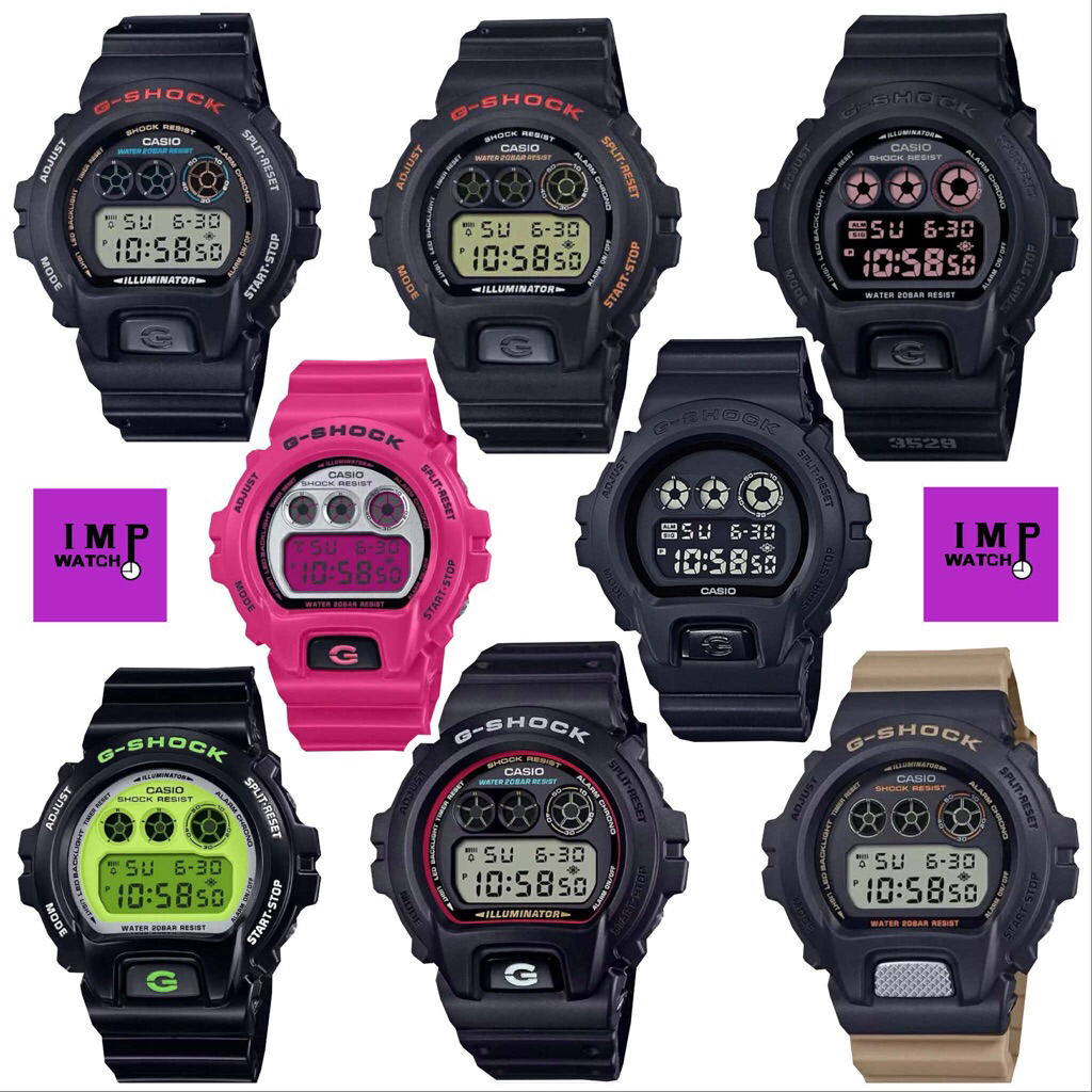 นาฬิกาผู้ชาย G-Shock รุ่น DW-6900 ของแท้ประกัน Cmg 1 ปีรุ่นยอดฮิต
