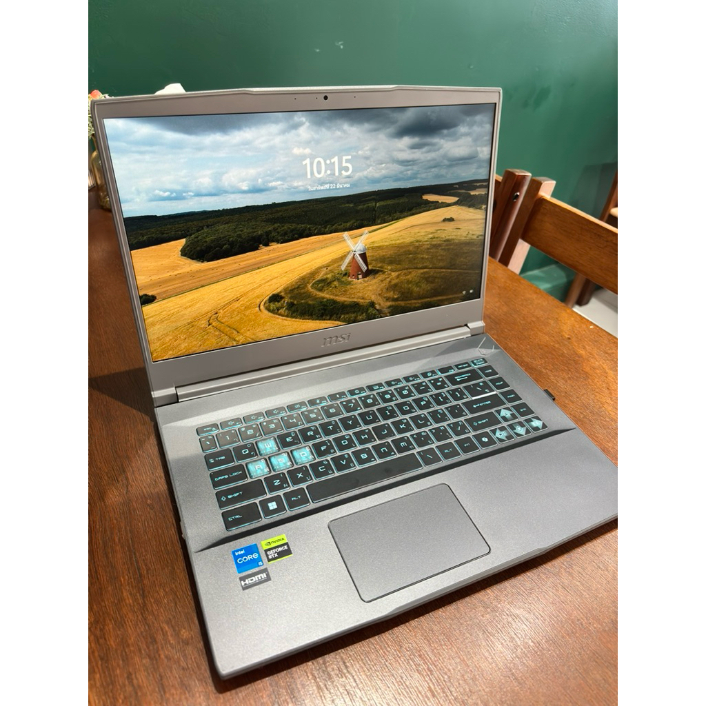 โน๊ตบุ๊คNotebook MSI Model Thin 15 B13UCX-1610TH