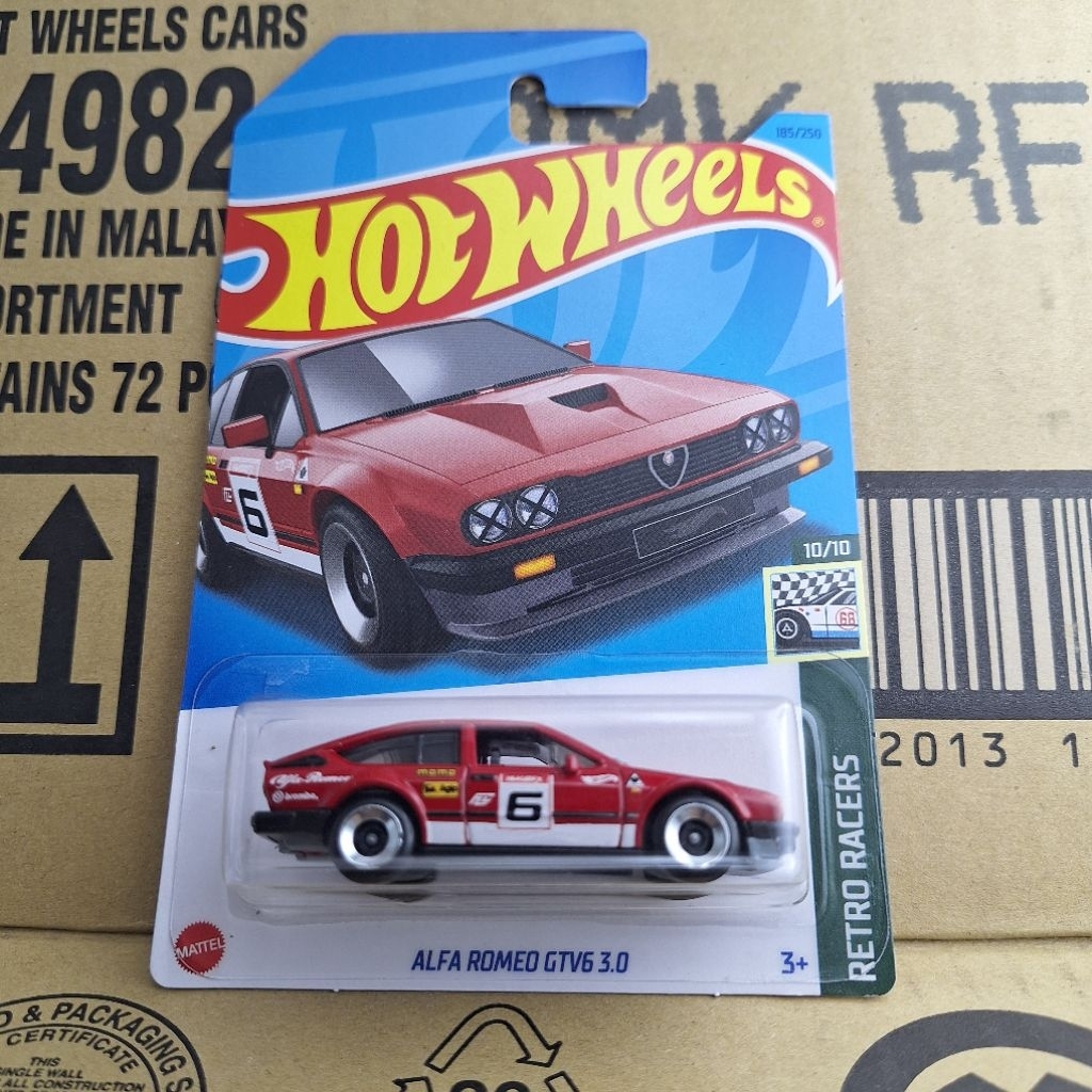 รถเหล็ก Hotwheels ALFA ROMEO GTV6 3.0 185/250 (kg29)