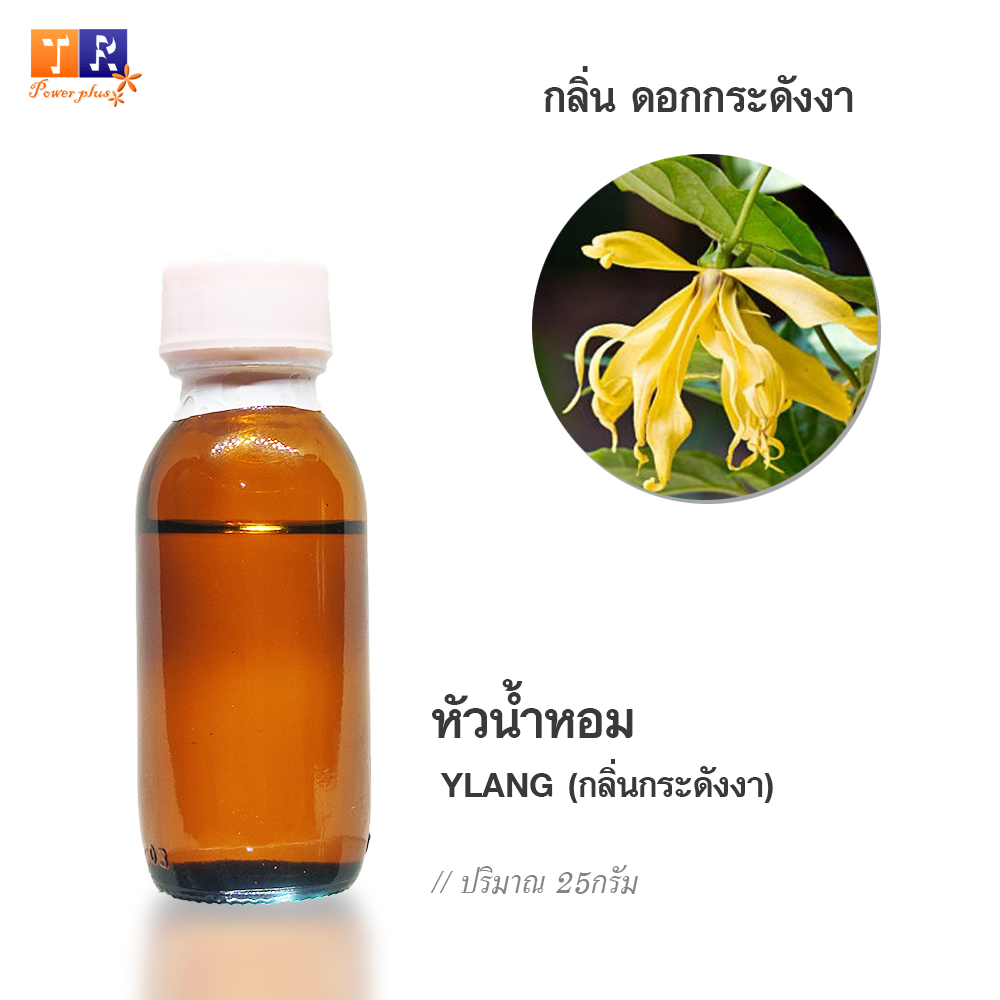 🌺 หัวน้ำหอม(Fragranc Oil) :  กลิ่นดอกกระดังงา [YLANG]  ปริมาณ 25 กรัม