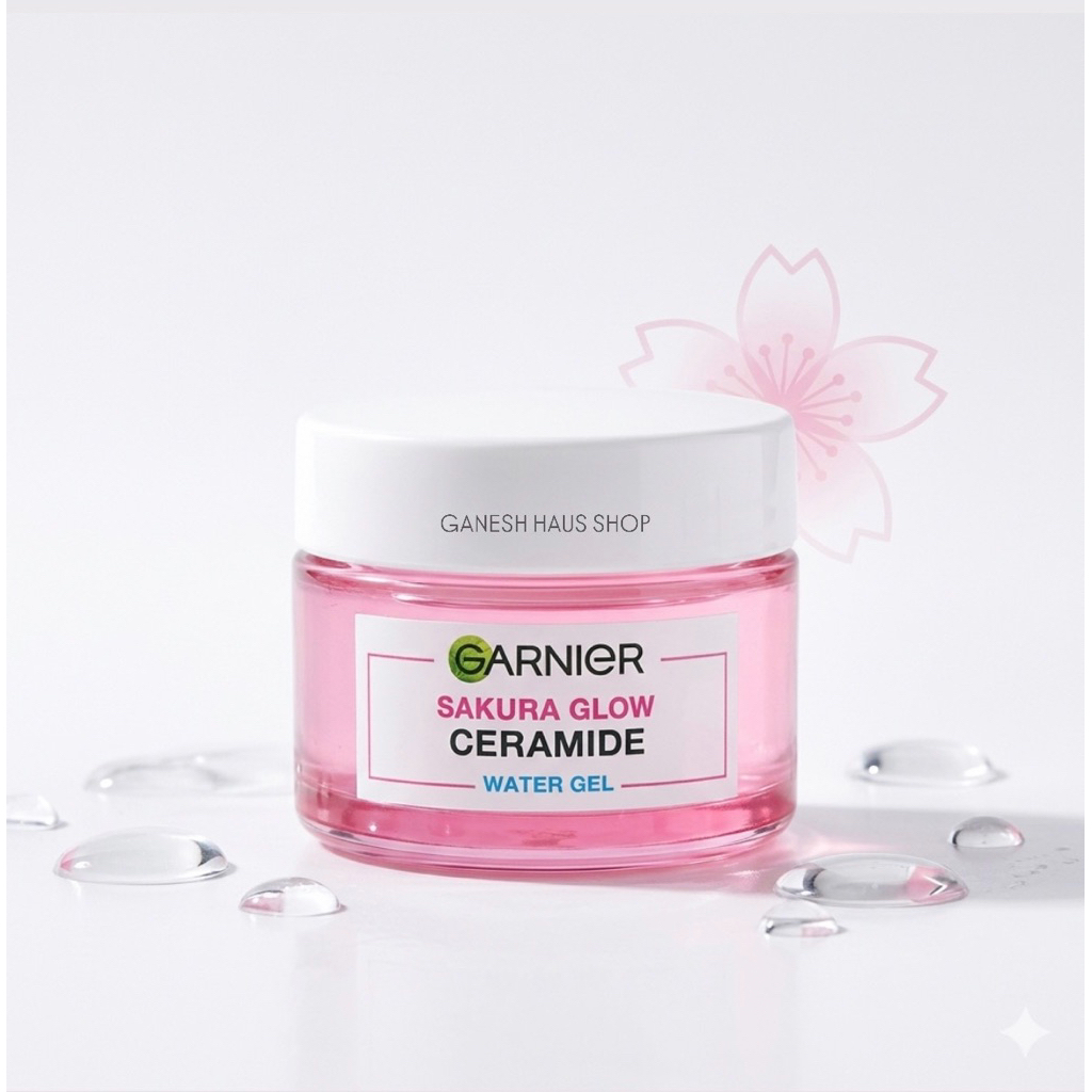 Ganier การ์นิเย่ ซากุระโกล์ว เซราไมด์ วอเตอร์เจล 50 มล. GARNIER CERAMIDE WATER-GEL 50ml ครีมทาหน้า m