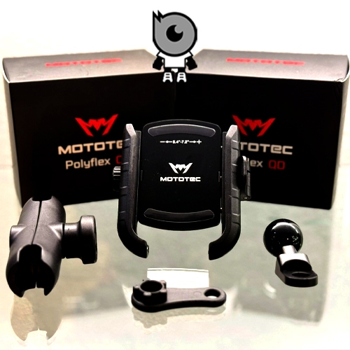 MOTOTEC ขาจับโทรศัพท์ แบบปลดล็อคเร็วพร้อมระบบลดการสั่นสะเทือน สำหรับ New Vespa และ New Lambretta