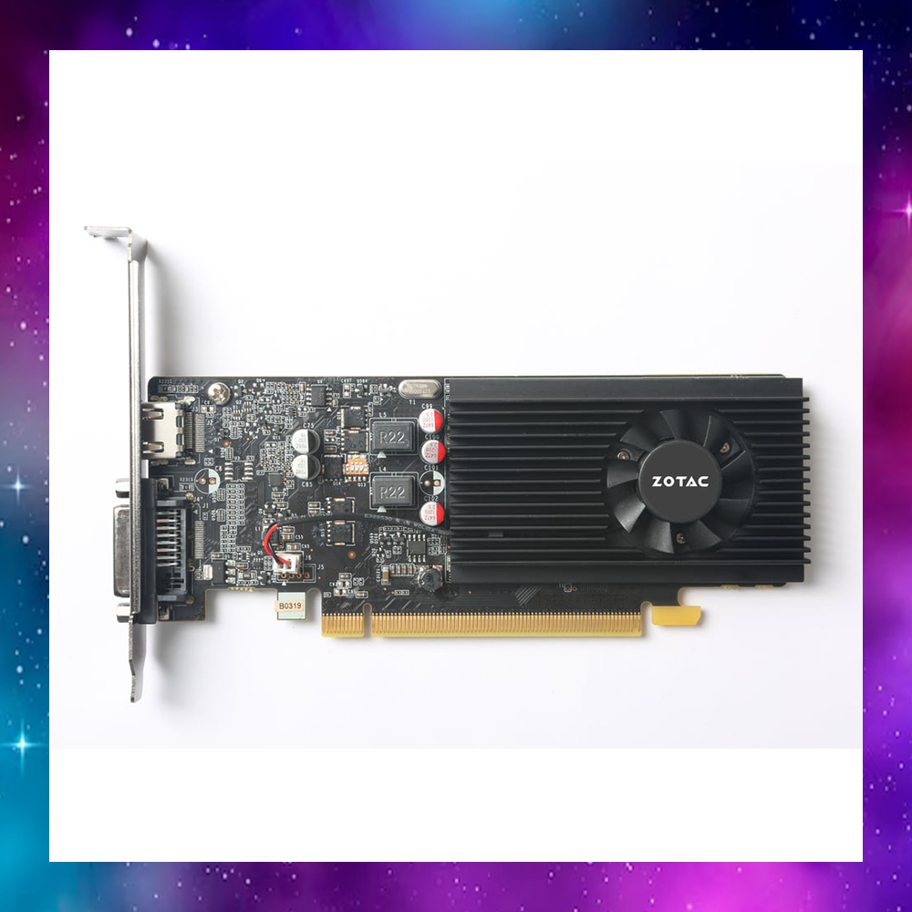 VGA (การ์ดแสดงผล) ZOTAC GT1030 1030 2GB GDDR5 LOW PROFILE ใช้งานปกติ