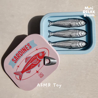 ของเล่นคลายเครียด ASMR ปุ่มกดเสียงเพราะ 3D Print ลายปลากระป๋อง | เสียงคลิกใส (Blue Switch) กดเพลิน ของขวัญสุดครีเอทีฟ
