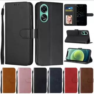 เคสแบบพับได้สำหรับ Oppo Reno7z Reno8 Reno8z Reno8pro Reno8T เคสกระเป๋าหนัง ใส่บัตร ป้องกันโทรศัพท์ แม่เหล็กล็อค แถมสาย
