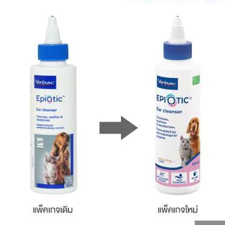 Virbac น้ำยาทำความสะอาดช่องหู อิพิโอติก EpiOtic® สูตรไมเซลลาร์ สำหรับสุนัขและแมว ทุกช่วงวัย