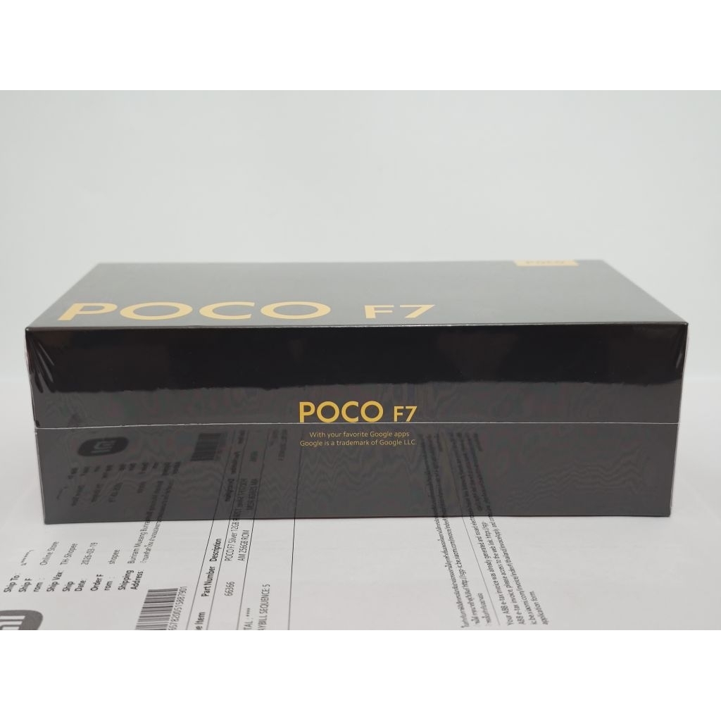 Poco F7 5G Silver (12/256) เครื่องใหม่ยังไม่เเกะซิล Snapdragon 8s Gen 4 AMOLED 120Hz 1.5K 6.83” | 65