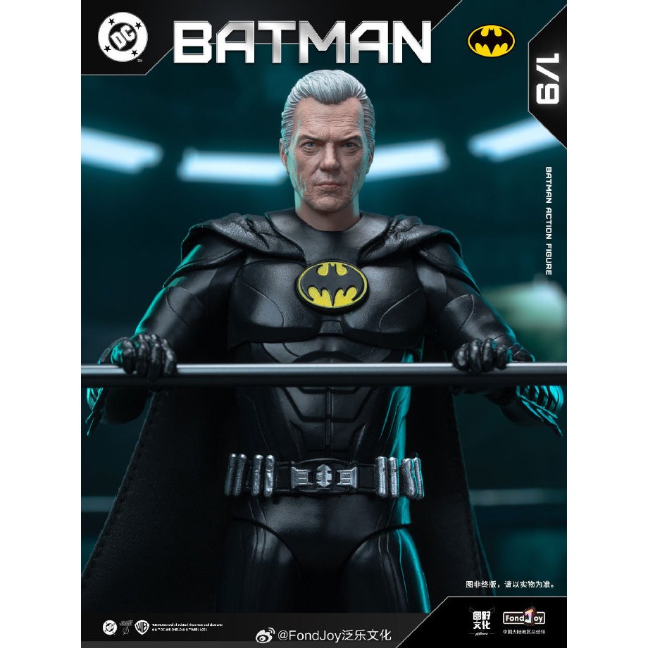 ฺBATMAN 1/9 Scale Action Figure Michael Keaton(แบทแมน)(Fond Joy)-(ลิขสิทธิ์แท้)รหัสสินค้า(DC1019)