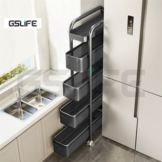 GSlife ชั้นวางเครื่องสำอาง ไม่ต้องติดตั้ง รถเข็นเ ชั้นวางของ…