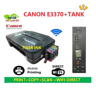 CANON PIXMA E3370 PRINT+COPY+SCAN+WIFI-DIRECT+TANK