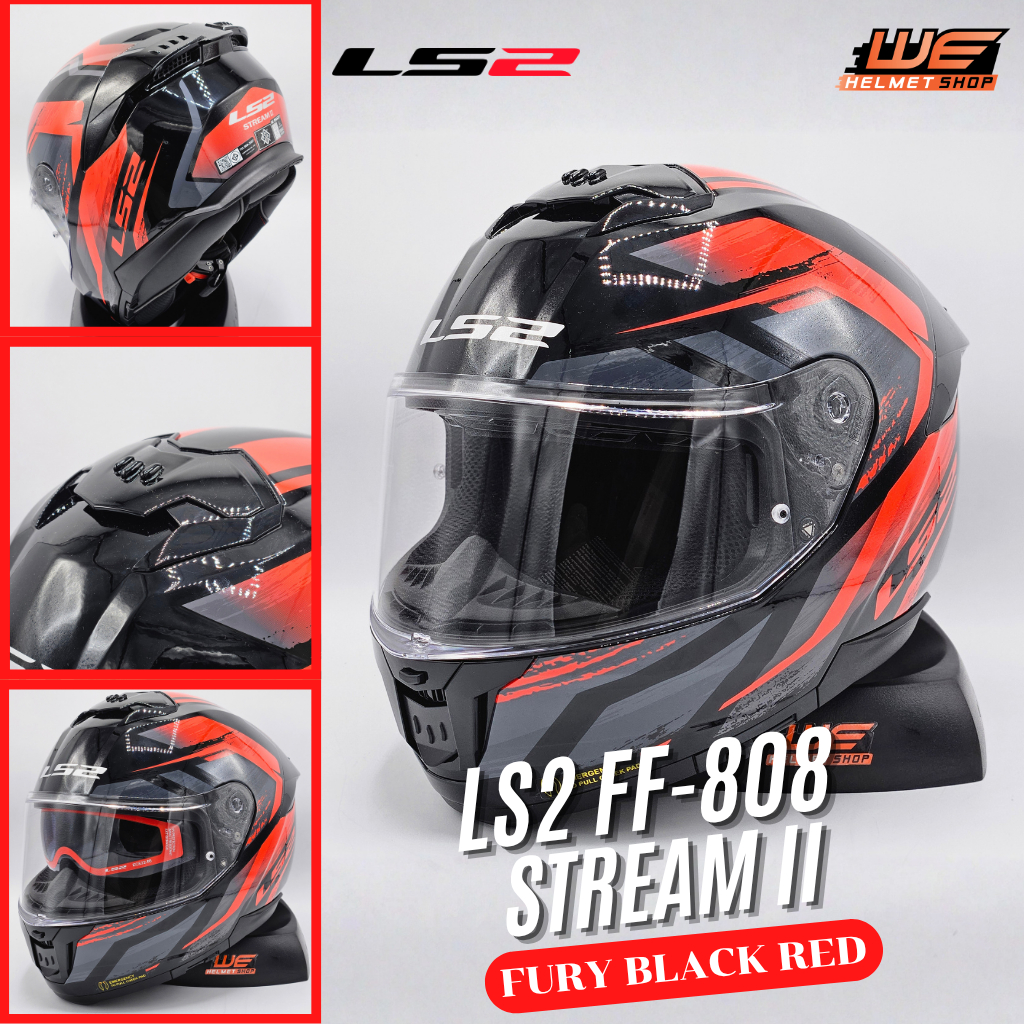 หมวกกันน็อค LS2 รุ่น FF-808 Stream II