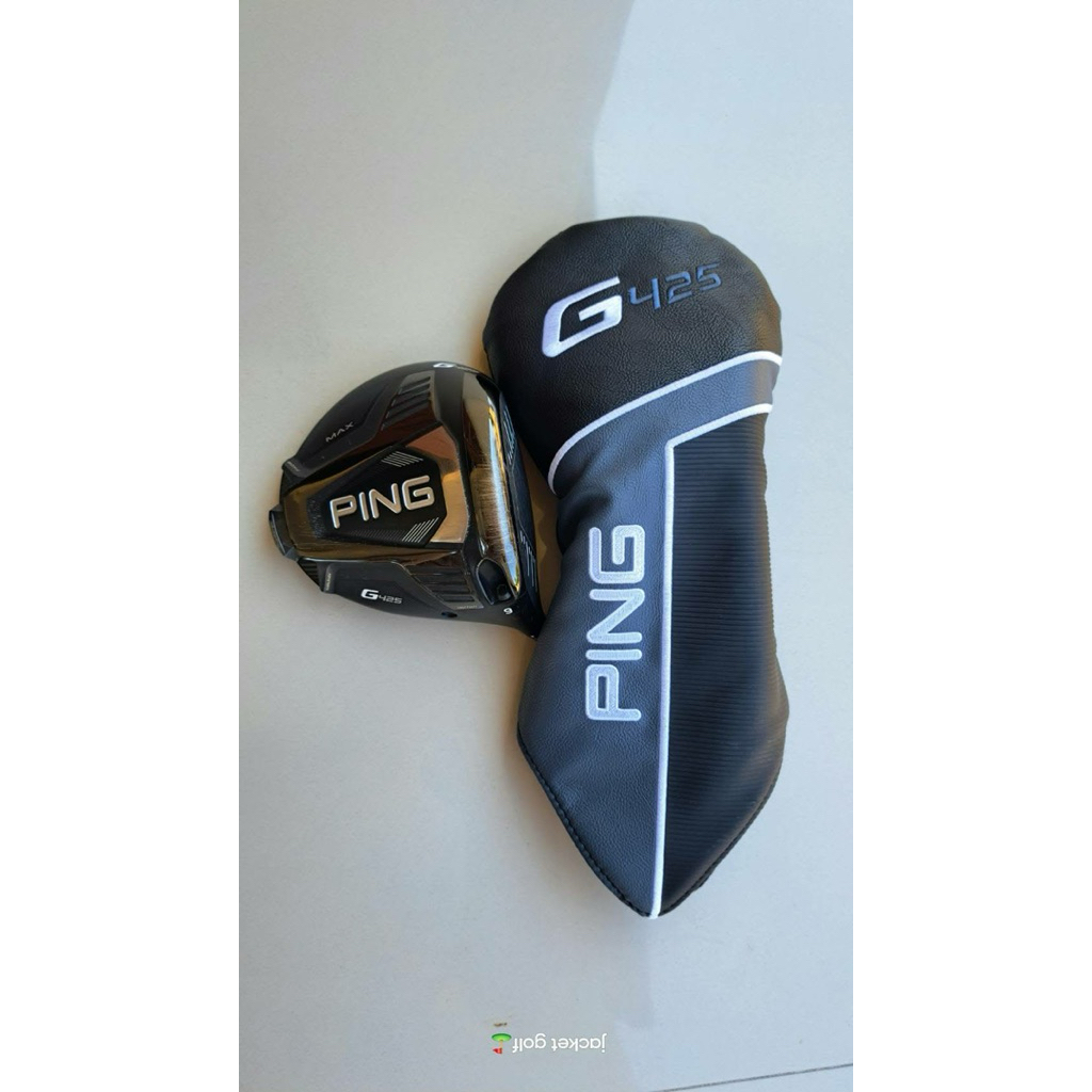 ไม้กอล์ฟ มือสองสภาพดี หัวไดรเวอร์ PING G425 MAX Loft 9' + sleeve +Cover