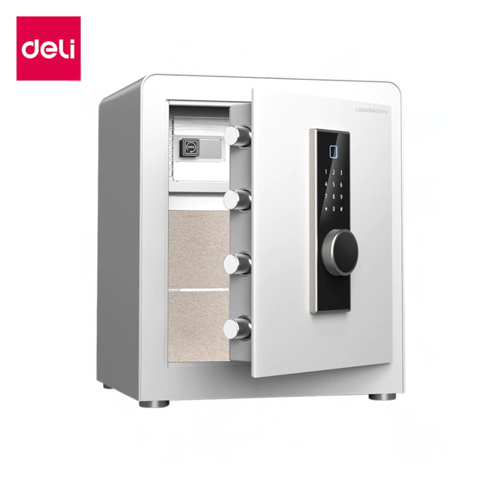 Deli ตู้เซฟนิรภัย ตู้เซฟทันสมัย สามารถสแกนลายนิ้วมือได้ แจ้งเตือนเมื่อ ตับความเกิดความผิดปกติ Safe