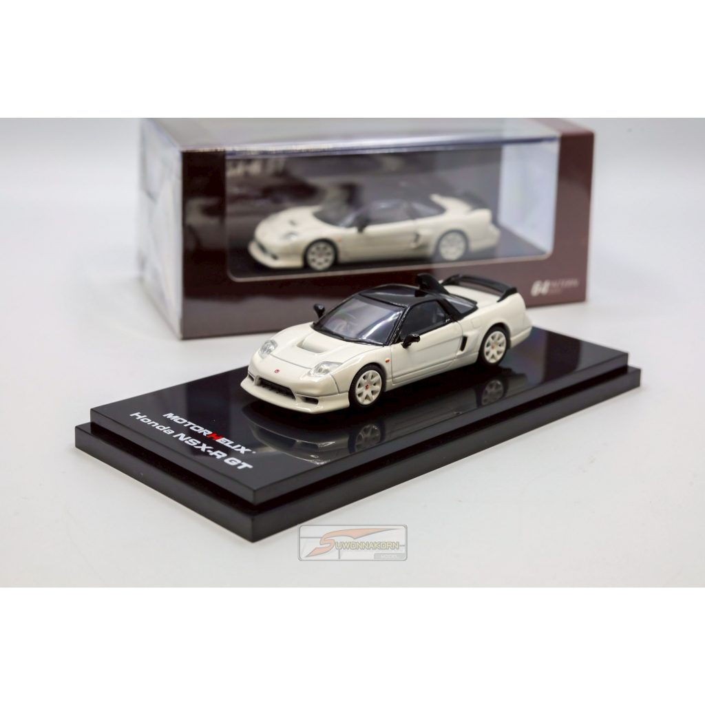 Motohelix 1/64 Honda NSX-R GT Championship White
