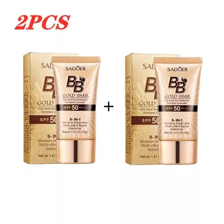 [กันแดด SPF50+] บีบีครีมผสมเมือกหอยทาก ปกปิดเนียนกริบ คอนซีลเลอร์ รองพื้น ไพรเมอร์ ผิวขาวกระจ่างใส คุมมัน กันน้ำ