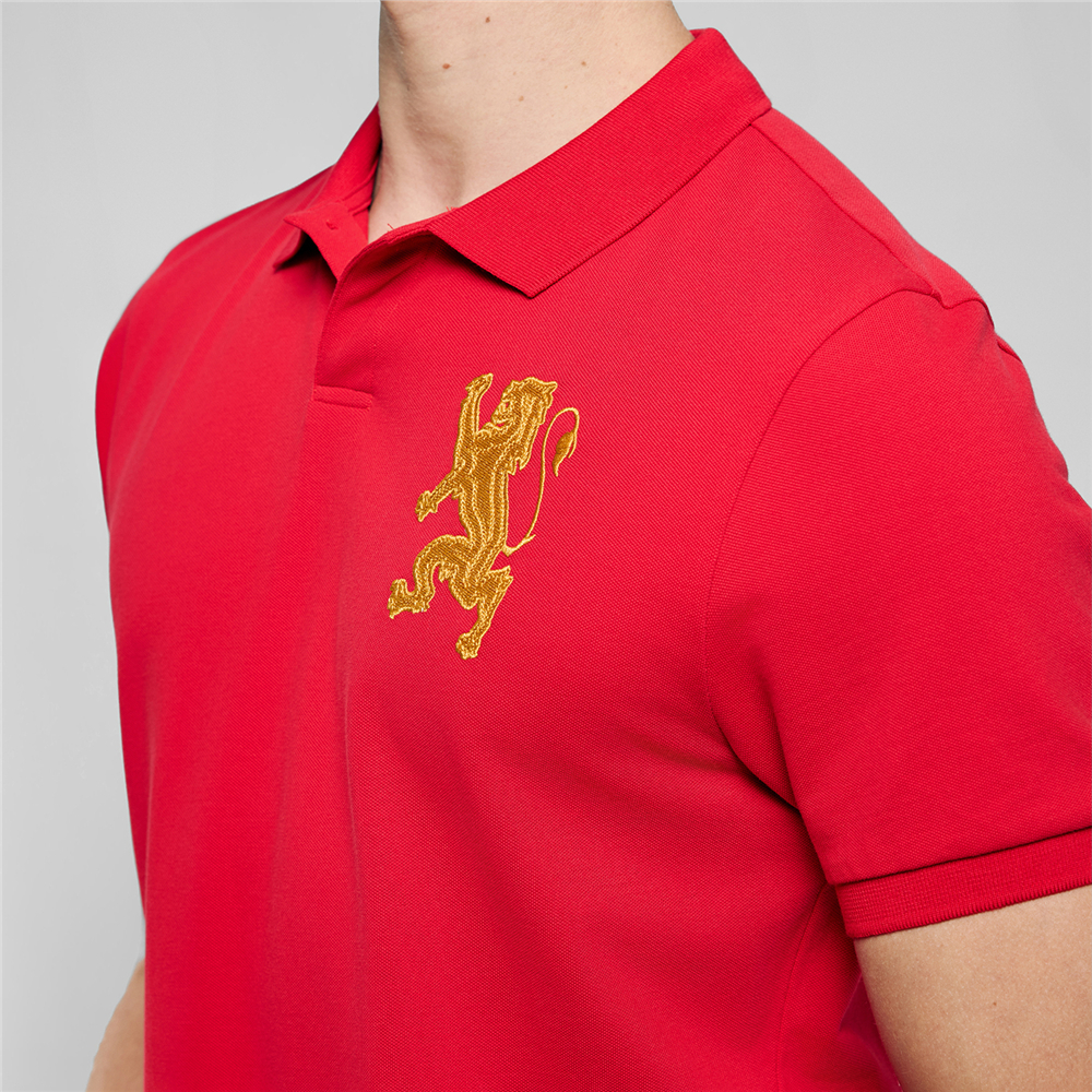 GIORDANO قميص بولو رجالي 3D Lion Slim — صورة 4