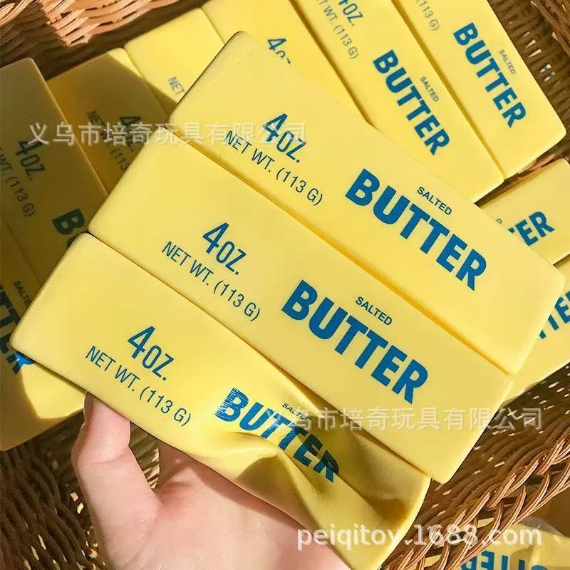 🔥ของเล่นบีบคลายเครียดรูปทรงแท่งเนยนม คืนตัวช้า