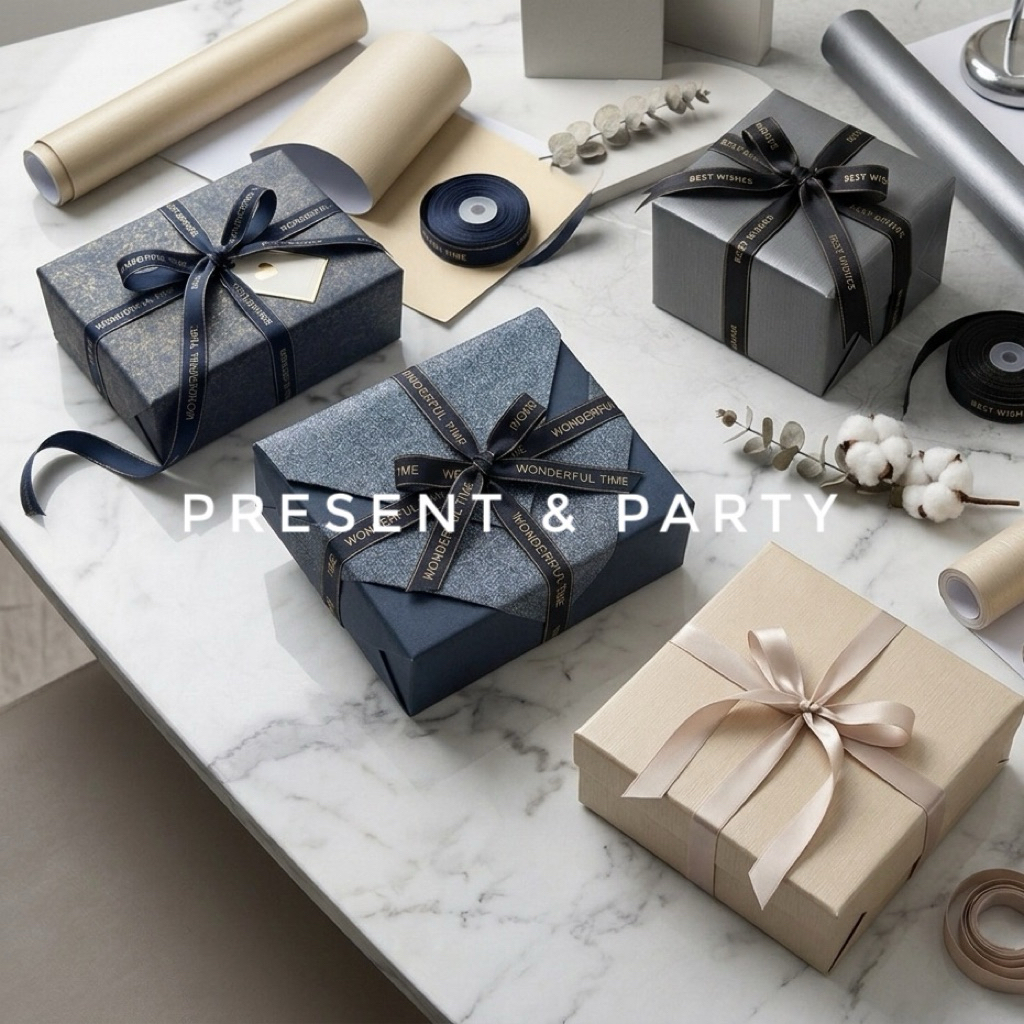 กระดาษห่อของขวัญพรีเมียมสไตล์มินิมอล (52x75cm) Gift Wrapping Paper