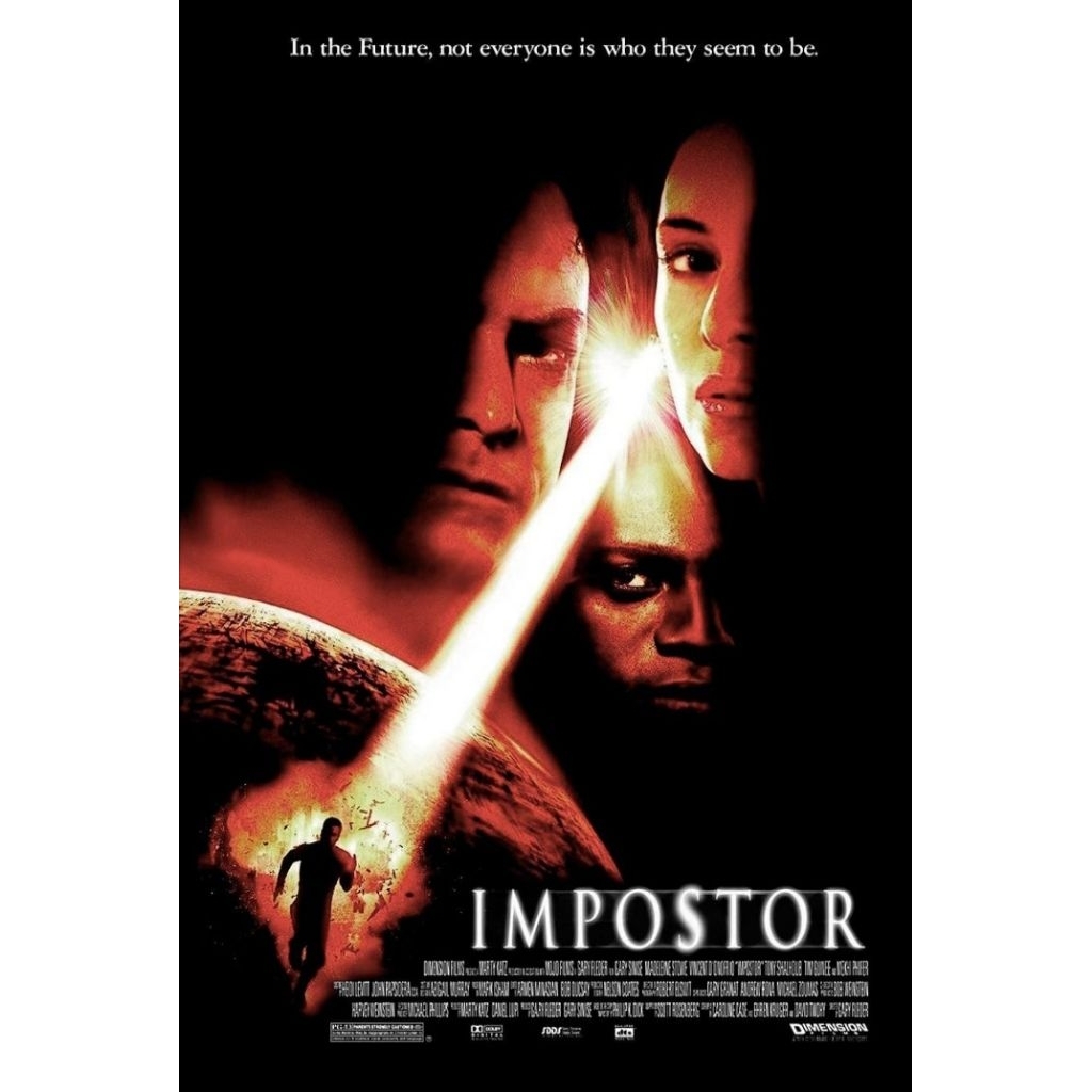ของสะสมสำหรับเครื่องBlu-ray+DVD ปก+สกรีนแผ่น Impostor (2001) คนเดือดทะลุจักรวาล 2079