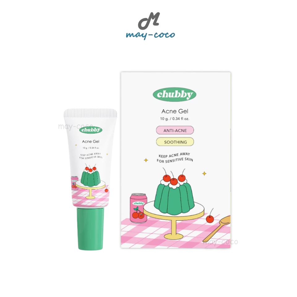ถูก/แท้/มีไลฟ์ เจลแต้มสิว Chubby Acne Gel ชับบี้ เจลแต้มสิวชับบี้ แต้มสิว ลดสิว สิวยุบ ปลอบประโลมผิว อ่อนโยน