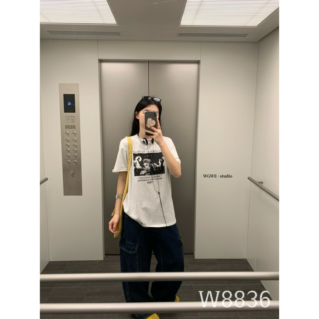 W8836 เสื้อแฟชั่น Tag ️WGWE ราคา ถูกที่สุด ดีลบีเคเค แกลเลอรีภาพที่ 3