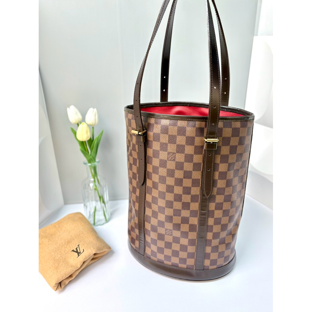 💯LV Bucket Damier GM y.2000