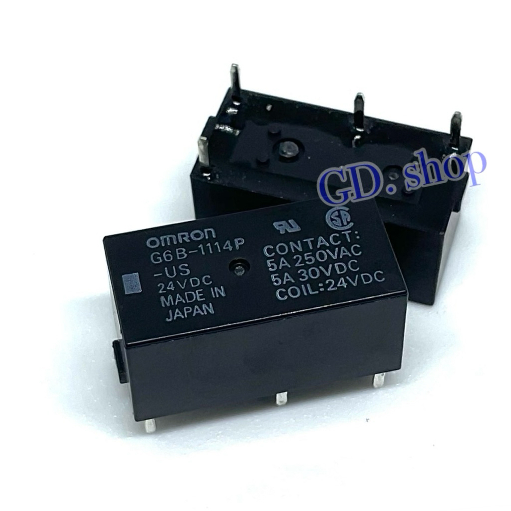รีเลย์ G6B-1114P-US 5VDC 24VDC relay G6B พร้อมส่ง ของใหม่