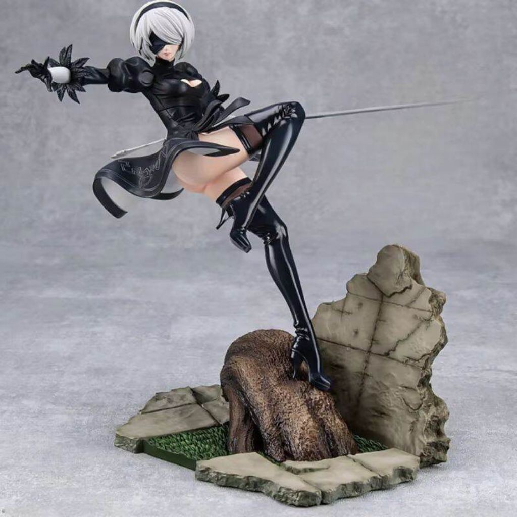 Model โมเดล Figure ฟิกเกอร์ จากเกม Game NieR Automata 2B YoRHa เนียร์ ออโตมาตา